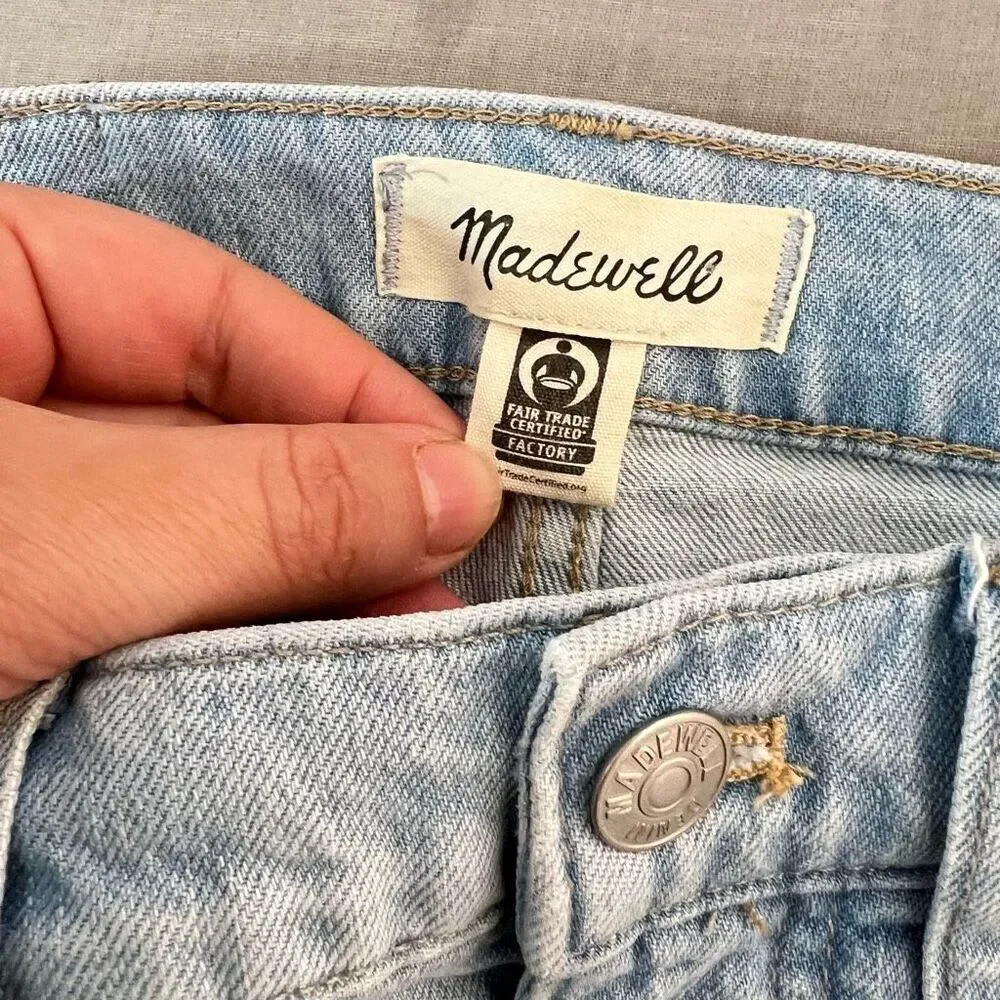 Madewell Slim Demi-Boot Jeans in Bellmeade Wash size 24